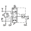 3/3 manual valve single acting VM33L